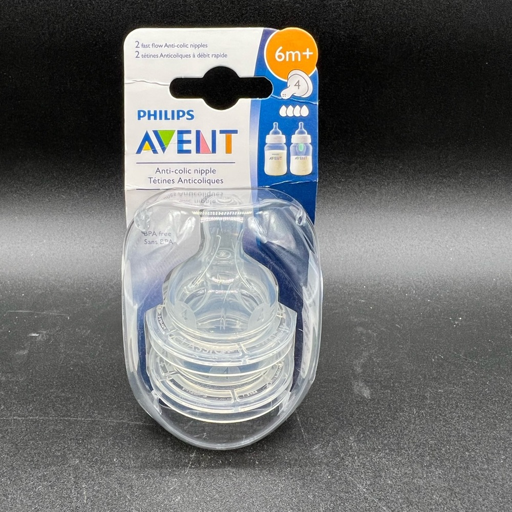 New 2 Pack of Philips Clear Avent Soothie Bottle Nipple Replacement 6m And Up
